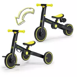 KinderKraft bicikl 4Trike 3u1, Black Volt