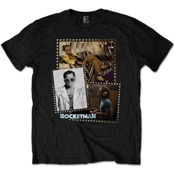Elton John Unisex majica Rocketman Montage L