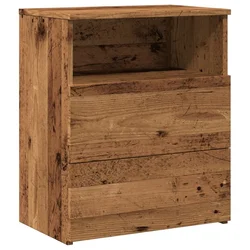 Vidaxl Nočna omarica starinski les 50x32x60 cm inženirski les