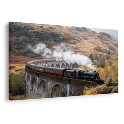 Slika zgodovinski parni vlak - 150x100