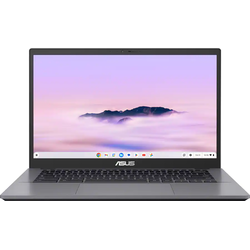 ASUS - CX34 14 FHD Chromebook Plus Laptop with Google AI - Intel Core i5 - 8GB Memory - 128GB SSD - Rock Grey