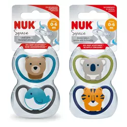 Nuk Tolažilna duda Space -(0-6m)