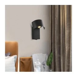 Brilagi - LED zidna lampa VASTO LED/3W/230V crna