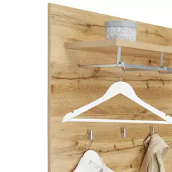 PANEL ZA ODLAGANJE KAPUTA boja hrasta  pločasti materijal