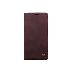 Maska za telefon LEATHER RETRO FLIP za Huawei P50 Pro, Bordo