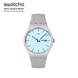 Swatch Muški sat SO29M702, Plavo kućište, Sivi