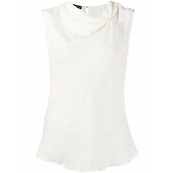 Emporio Armani - tank-style blouse - women - White