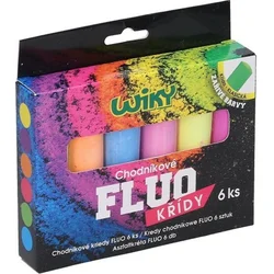 Krede za pločnike FLUO 6 kom