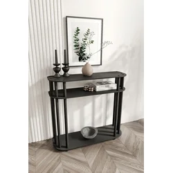 Hanah Home Komoda Cruise, 90x30x84 cm, Crna
