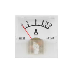 51-515# Analogni meter kvadratni ampermeter mini 15a + shunt