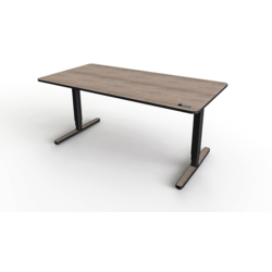 YAASA električno nastavljiva pisalna miza Desk Pro tartufno rjav hrast, 160x80 cm