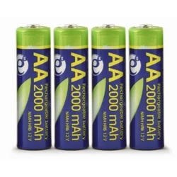 GEMBIRD Baterija punjiva/ 2000mAh AA/ EG-BA-AA20R4-01 ENERGENIE/ 4 kom (cena po komadu)