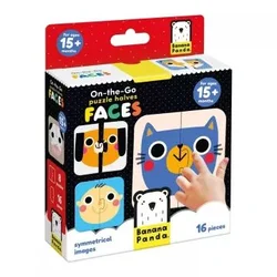 Banana Panda: Potovalni puzzle – polovični obrazi