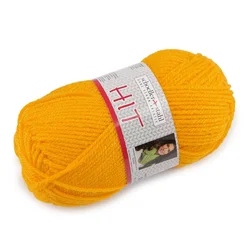 HIT Pletena preja 50 g - (0022) rumena