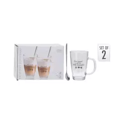 Set Čaša 2/1 Latte Macchiato