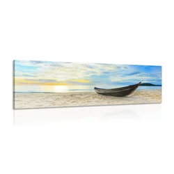 Slika panorama čudovite plaže - 150x50