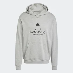 Adidas Muški duks sa kapuljačom bl ft hd, Svetlosivi