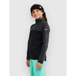 Roxy Whitecamp Half Zip Kids Sweater true black roxygram tonal