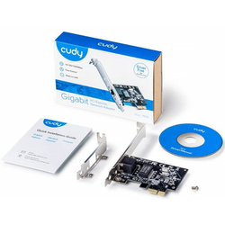 CUDY PE10 GIGABIT ETHERNET PCI-Express CARD