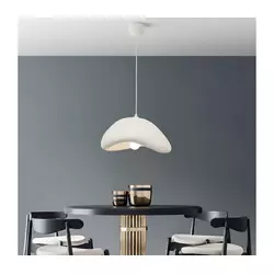 Brilagi - Luster na sajli WABI SABI 1xE27/40W/230V prečnik 42 cm, bela