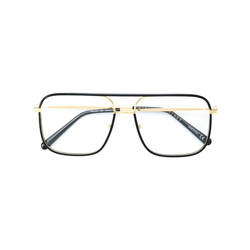 Stella McCartney Eyewear-aviator framed glasses-unisex-Black