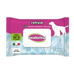 Inodorina Fresh Vlažne maramice za pse i mačke sa talkom, 100+10 komada