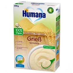 Humana Organska bezmlečna kaša, Sa grizom, 200g