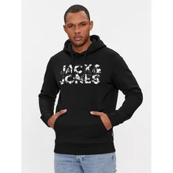 JACK & JONES Majica JEFF, črna