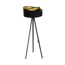 Stojeća lampa GALAXY 1xE27/60W/230V crna/wenge