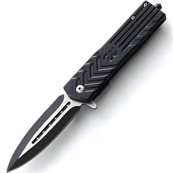 Vanjski sklopivi nož GC-39062 - Crna / Srebrna KP39062