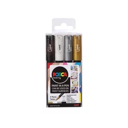 POSCA Komplet akrilnih markerjev 4 kosi
