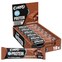 Corny Protein beljakovinska ploščica z mlečno čokolado 50 g karton 18 kosov