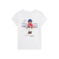 Polo Ralph Lauren Majica 312A96120001 Bela Regular Fit