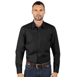 EXPLODE COMFORT LSL MEN Muška košulja dugih rukava Boja: Crna Veličina: XL