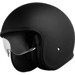 Retro motoristična jet čelada iXS880 1.16 SV Matt, črna