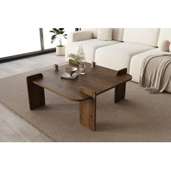 HANAH HOME Sto za dnevnu sobu Wood Walnut