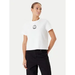 Vero Moda Majica Sara 10311633 Bela Regular Fit