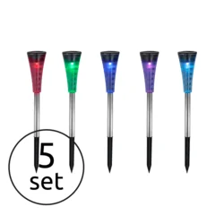 Globo 33079-5 - Set 5x solarnih lampi RGB-LED/0,06W/3,2V IP44