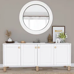 Hanah Home Konzolni sto Natura 1600-69, 180x75x40 cm, Beli