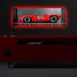 Wallity Slika na platnu sa LED osvetljenjem 30x90cm
