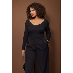 Trendyol Curve Ženska bluza Tbbaw26Af00124, Crna
