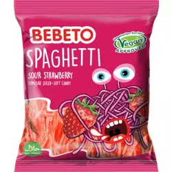 BOM.BEBETO SPAGHETTI STRAWBERRY 80G