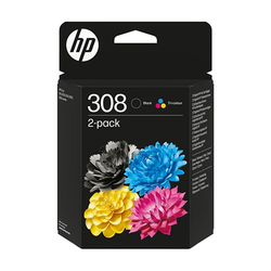 HP - kartuša HP 6L6S6UE nr.308 (črna + barvna), original