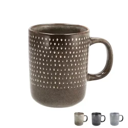 LONČEK MUG 350ML/8,5xH10,5CM/več barv/KERAMIKA