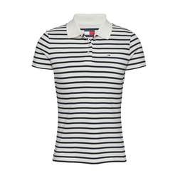 Tommy Jeans Majica ESSENTIAL črna/bela