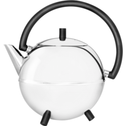 Bredemeijer Teapot Saturn 1,2l Steel/black fittings 1324Z