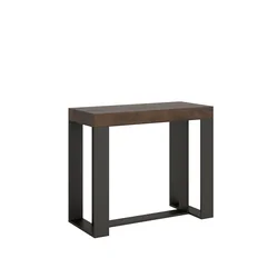 Ityhome Ityhome 90 x 77 konzolna miza rjava, (20847906)
