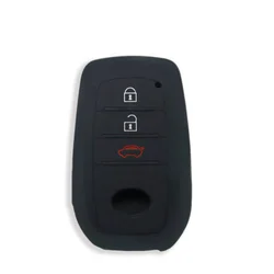 CAR 888 ACCESSORIES Silikonska navlaka za ključeve Toyota crna