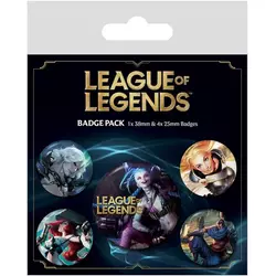 Bedževi Pyramid League Of Legends - Badge Pack