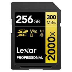 Lexar SDXC 256GB UHS-II V90 (R:300/W:260MB/s)